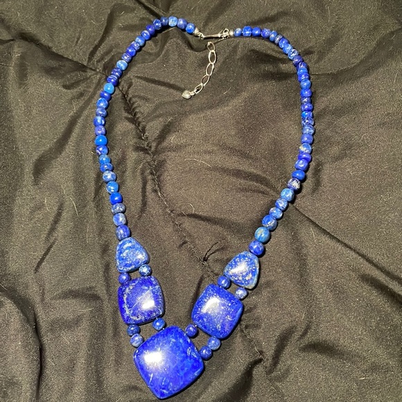 Jay King Jewelry - Dark blue lapis statement necklace by Jay King